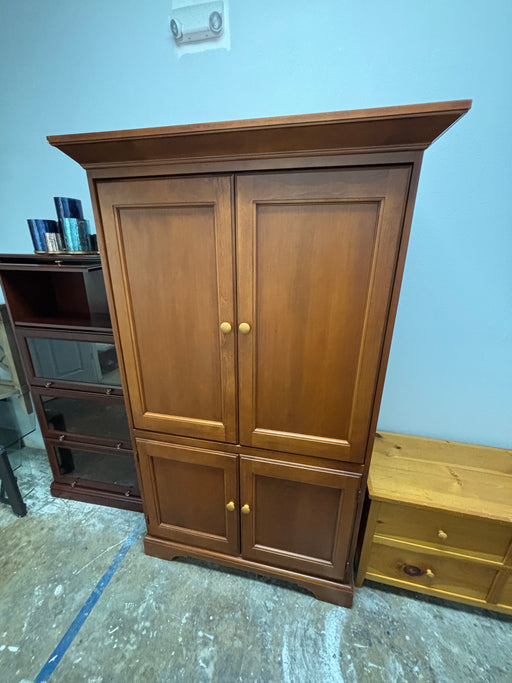 Brown Wooden TV Cabinet - Abundant Home Collections