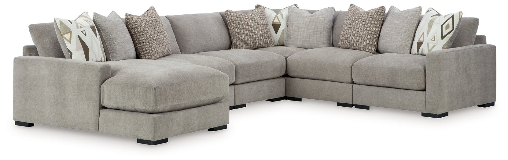 Aslan Court Sectional with Chaise - Abundant Home Collections