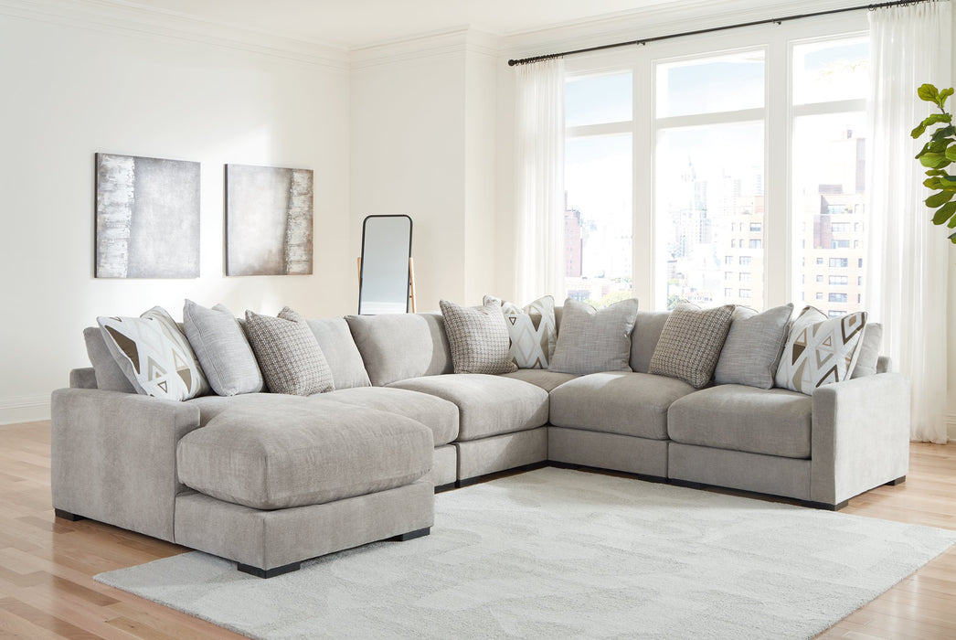 Aslan Court Sectional with Chaise - Abundant Home Collections