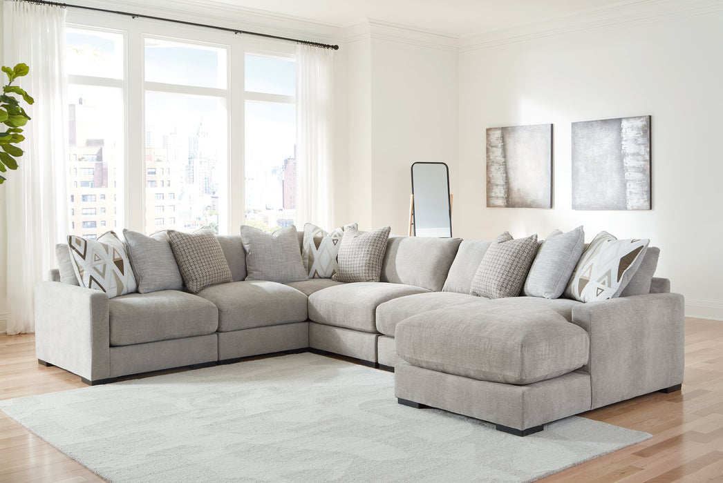 Aslan Court Sectional with Chaise - Abundant Home Collections