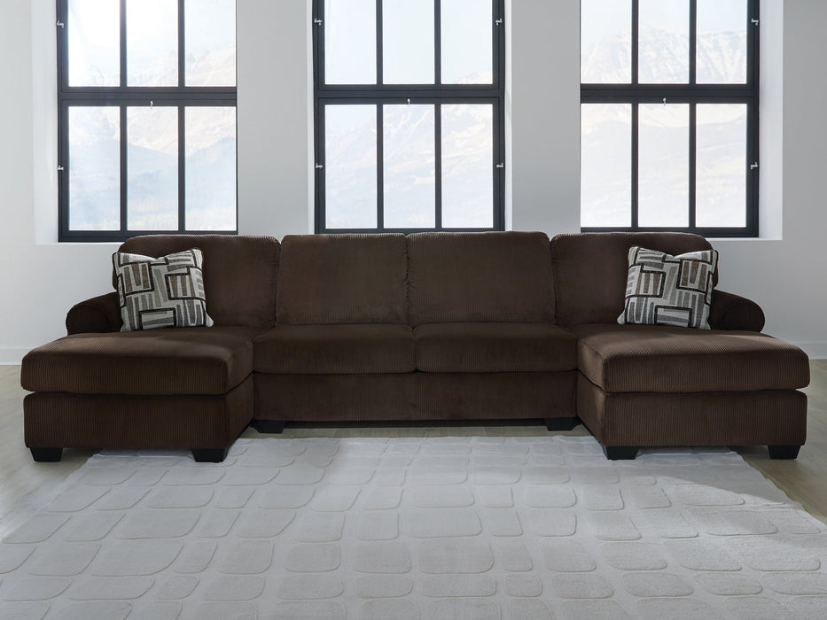 Kimlee Sectional with Double Chaise - Abundant Home Collections