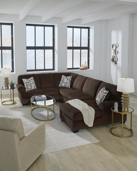Kimlee Sectional with Chaise - Abundant Home Collections