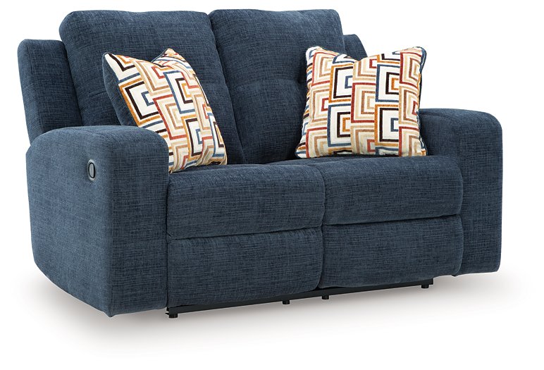 Danum Reclining Loveseat - Abundant Home Collections