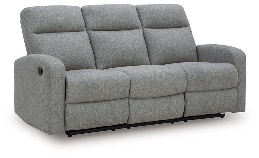 Gauntlet Reclining Sofa - Abundant Home Collections