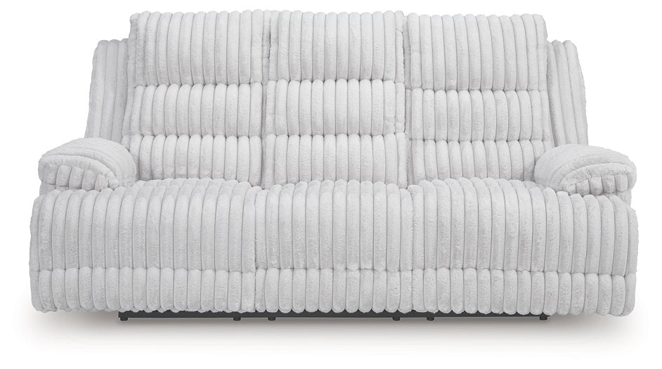 Rhines Falls Power Reclining Sofa with Drop Down Table - Abundant Home Collections