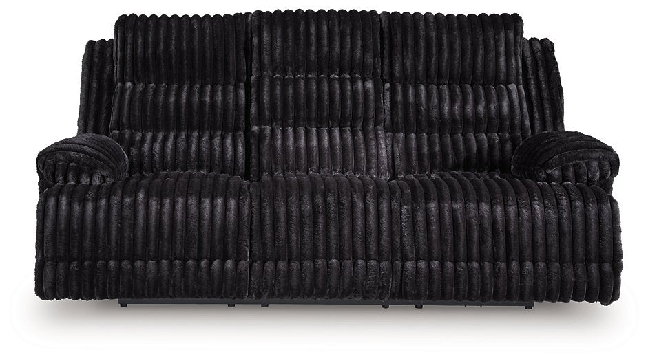 Rhine Falls Power Reclining Sofa with Drop Down Table - Abundant Home Collections