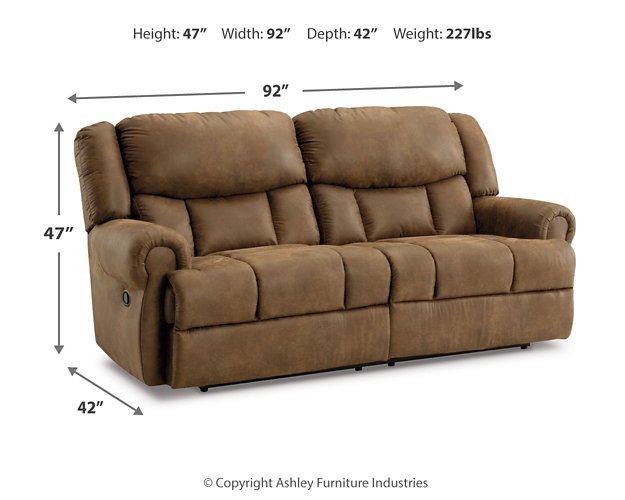 Boothbay Reclining Sofa - Abundant Home Collections