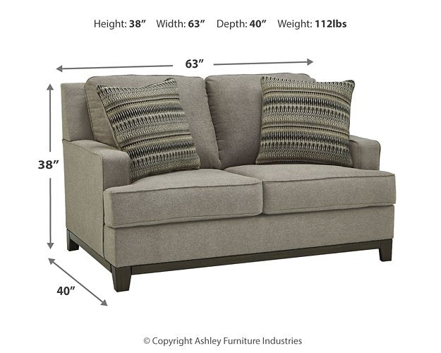 Kaywood Loveseat - Abundant Home Collections