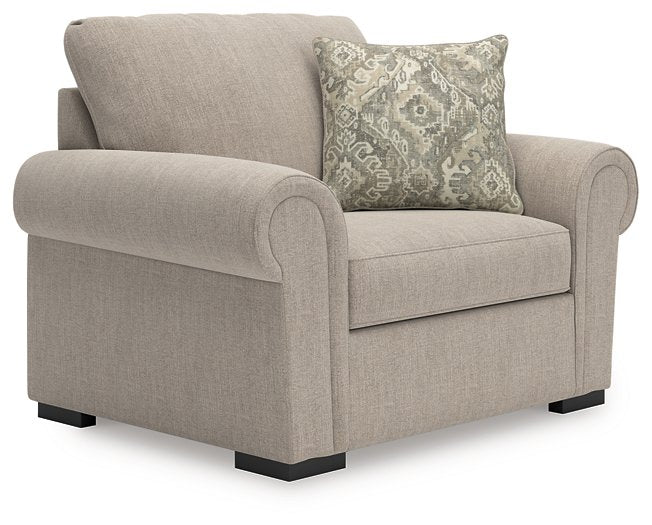 Sararose Oversized Chair - Abundant Home Collections