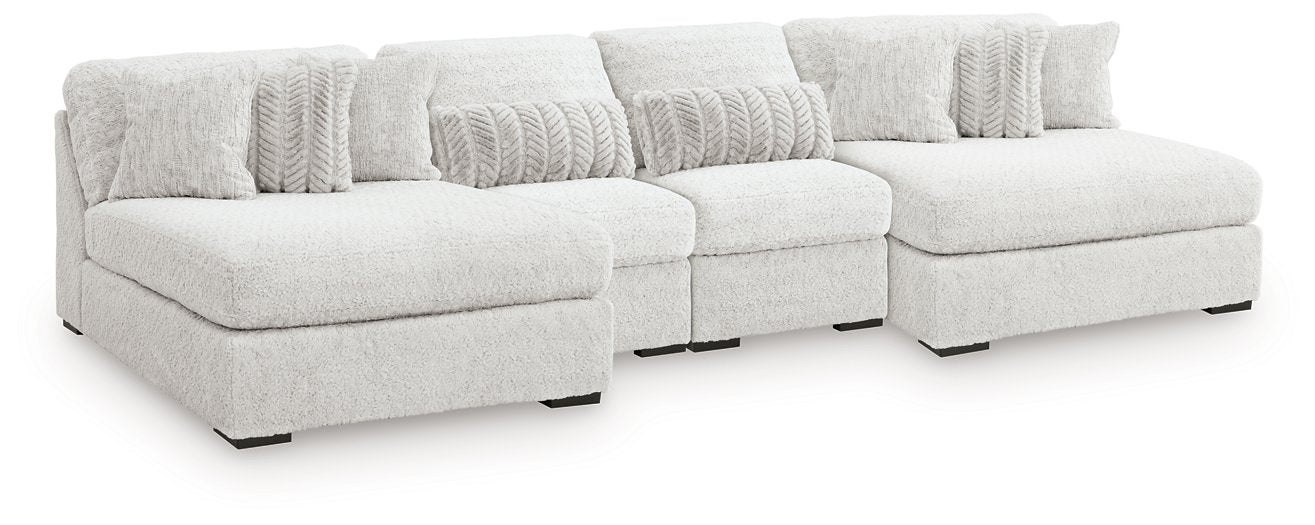 Cuddle Plush Sectional with Chaise - Abundant Home Collections