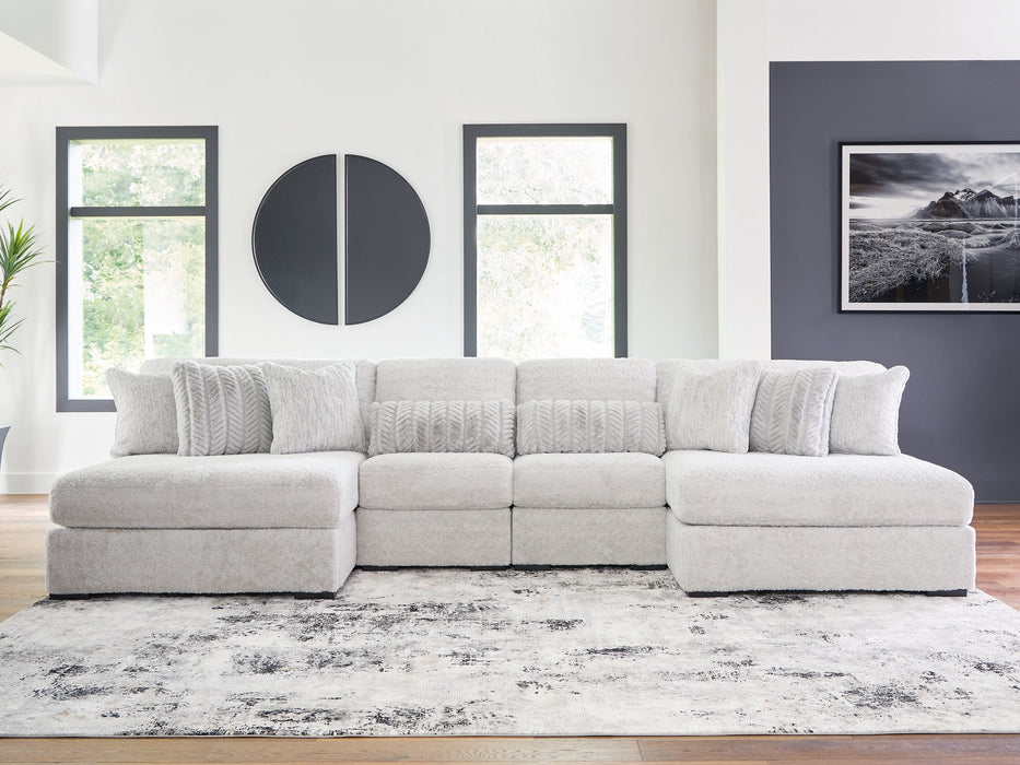 Cuddle Plush Sectional with Chaise - Abundant Home Collections