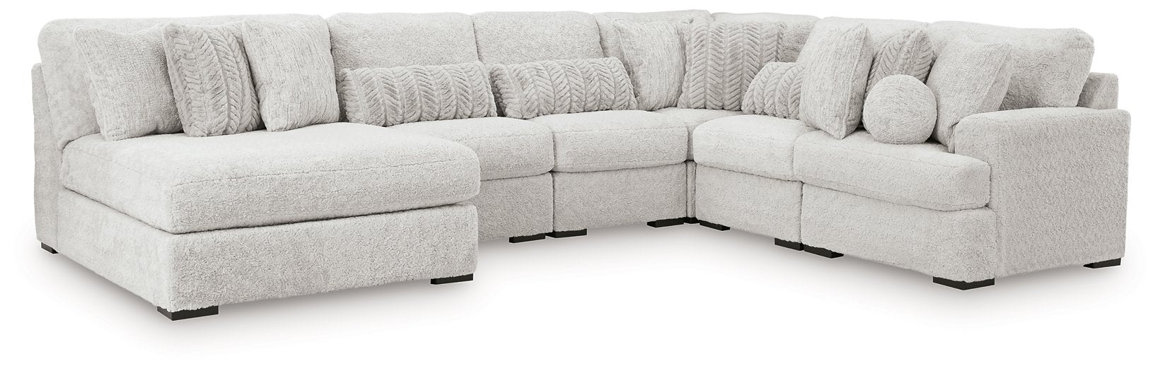 Cuddle Plush Sectional with Chaise - Abundant Home Collections
