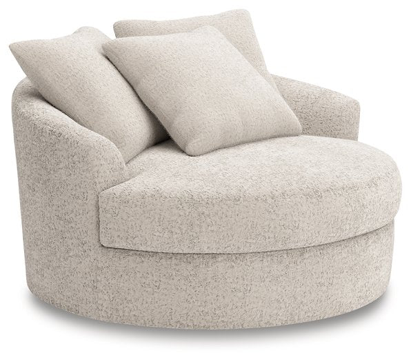 Cuddle Plush Oversized Swivel Accent Chair - Abundant Home Collections