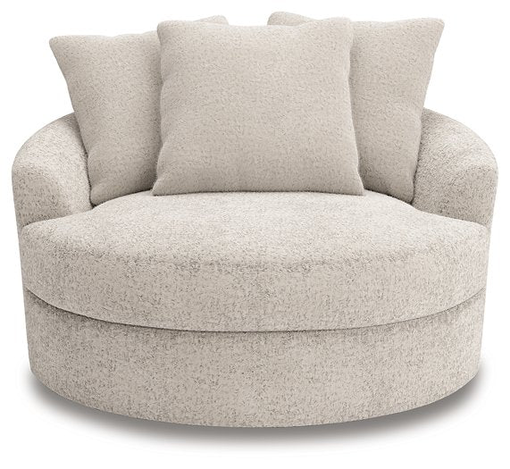 Cuddle Plush Oversized Swivel Accent Chair - Abundant Home Collections