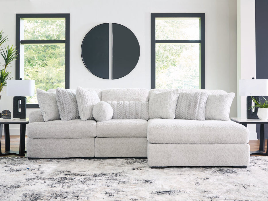 Cuddle Plush Sectional with Chaise - Abundant Home Collections