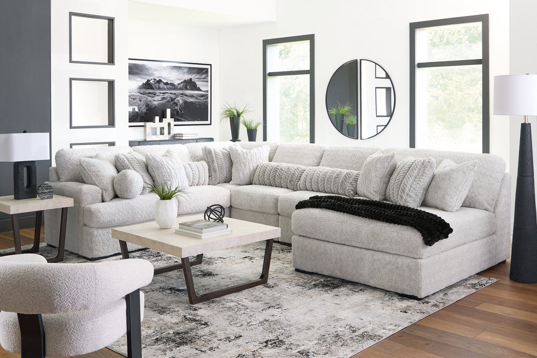 Cuddle Plush Sectional with Chaise - Abundant Home Collections