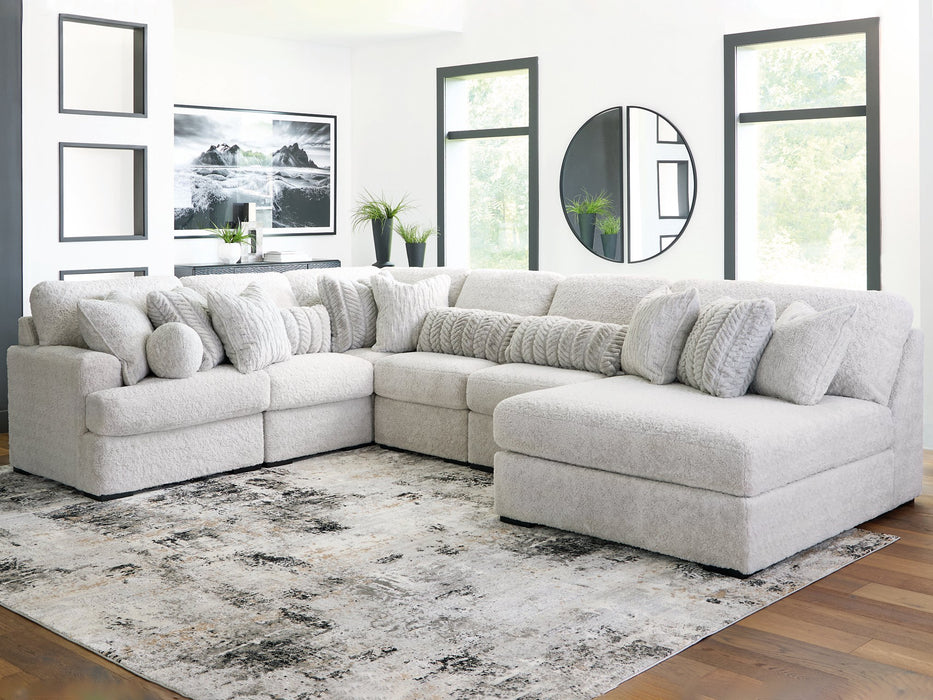 Cuddle Plush Sectional with Chaise - Abundant Home Collections