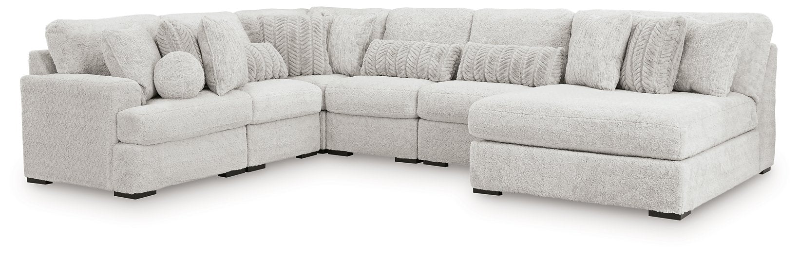 Cuddle Plush Sectional with Chaise - Abundant Home Collections