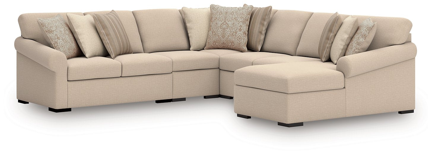 LadyMae Sectional with Chaise - Abundant Home Collections