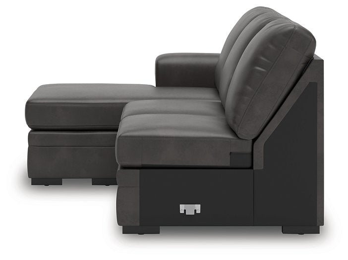 Lofton-Pike Sectional with Chaise - Abundant Home Collections