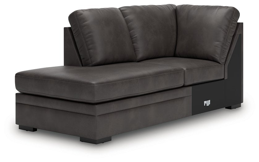 Lofton-Pike Sectional with Chaise - Abundant Home Collections