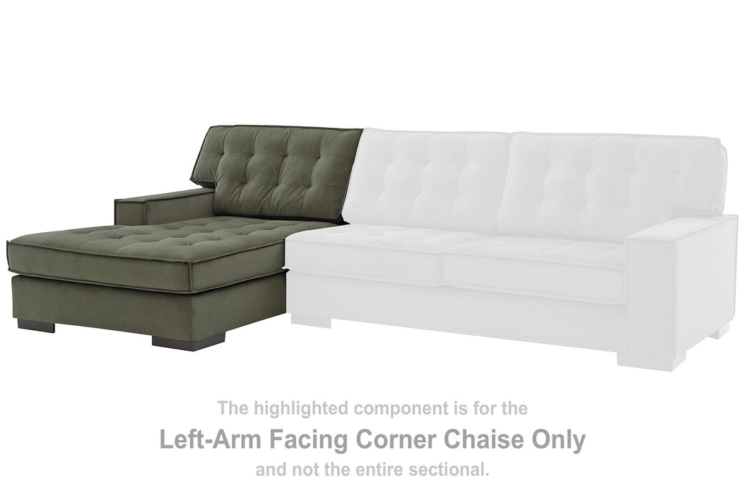 Caspian-Town Sectional with Chaise - Abundant Home Collections