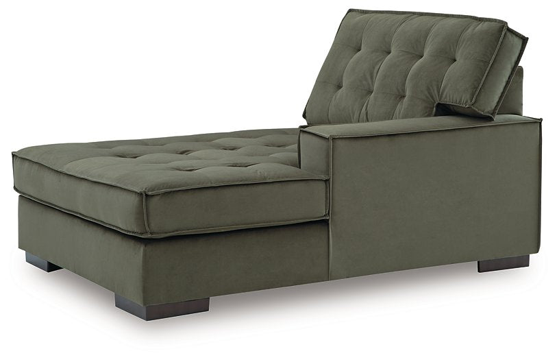 Caspian-Town Sectional with Chaise - Abundant Home Collections