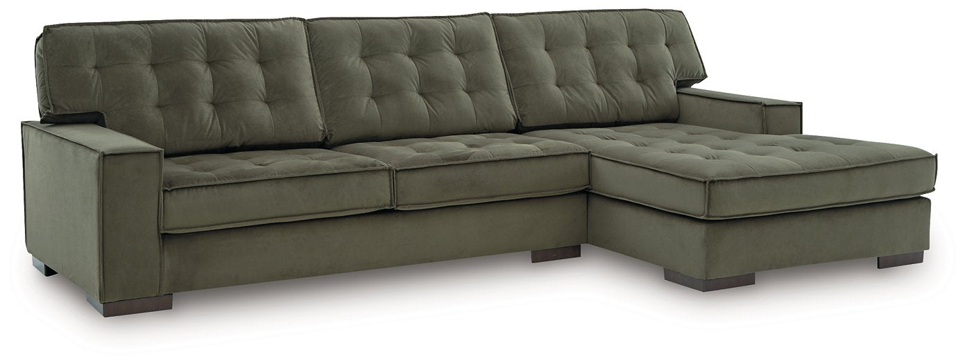 Caspian-Town Sectional with Chaise - Abundant Home Collections