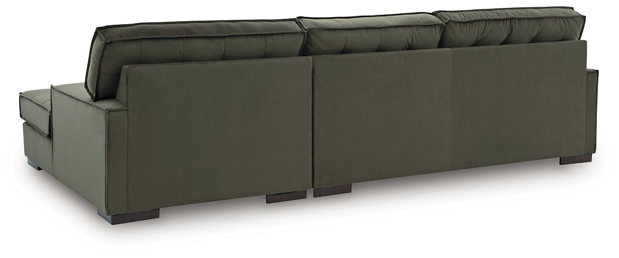 Caspian-Town Sectional with Chaise - Abundant Home Collections