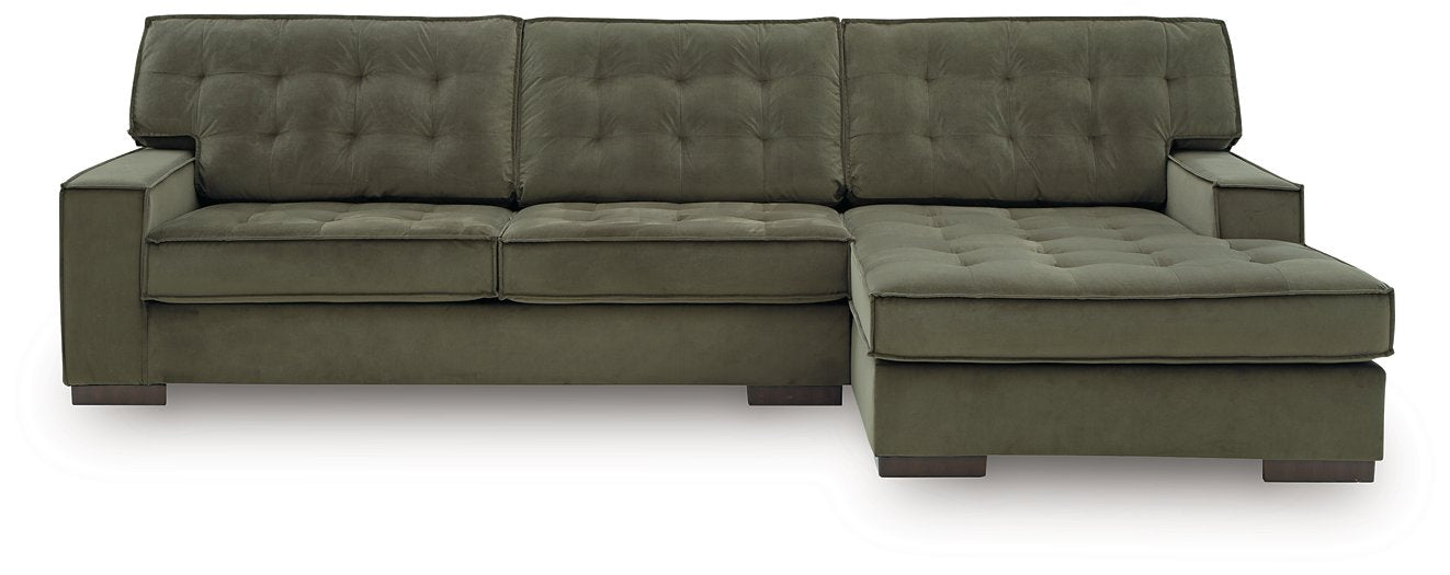 Caspian-Town Sectional with Chaise - Abundant Home Collections