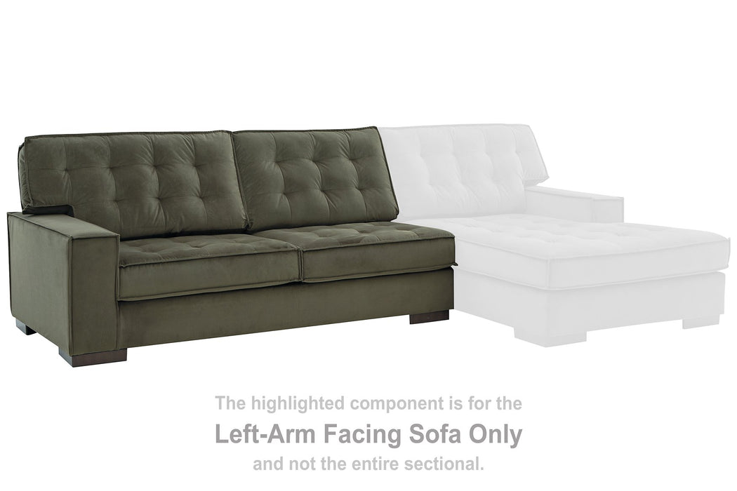 Caspian-Town Sectional with Chaise - Abundant Home Collections