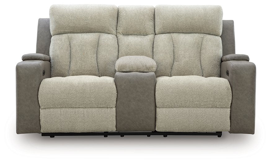 WhipLash Power Reclining Loveseat with Console - Abundant Home Collections