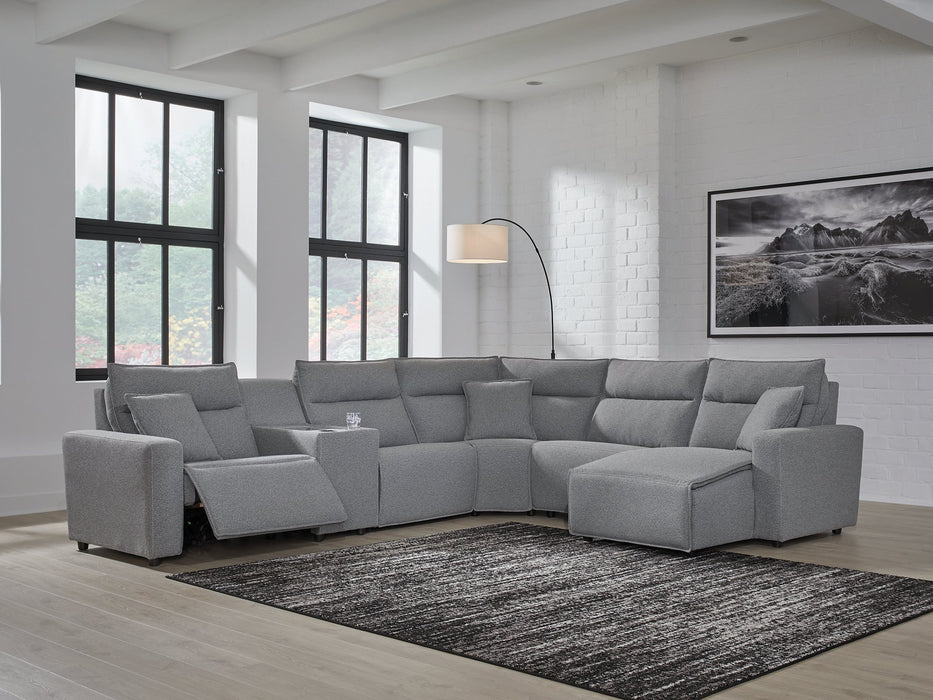 Modmax Power Reclining Sectional with Chaise - Abundant Home Collections