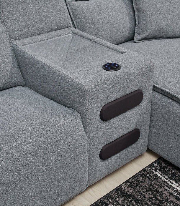 Modmax Power Reclining Sectional - Abundant Home Collections