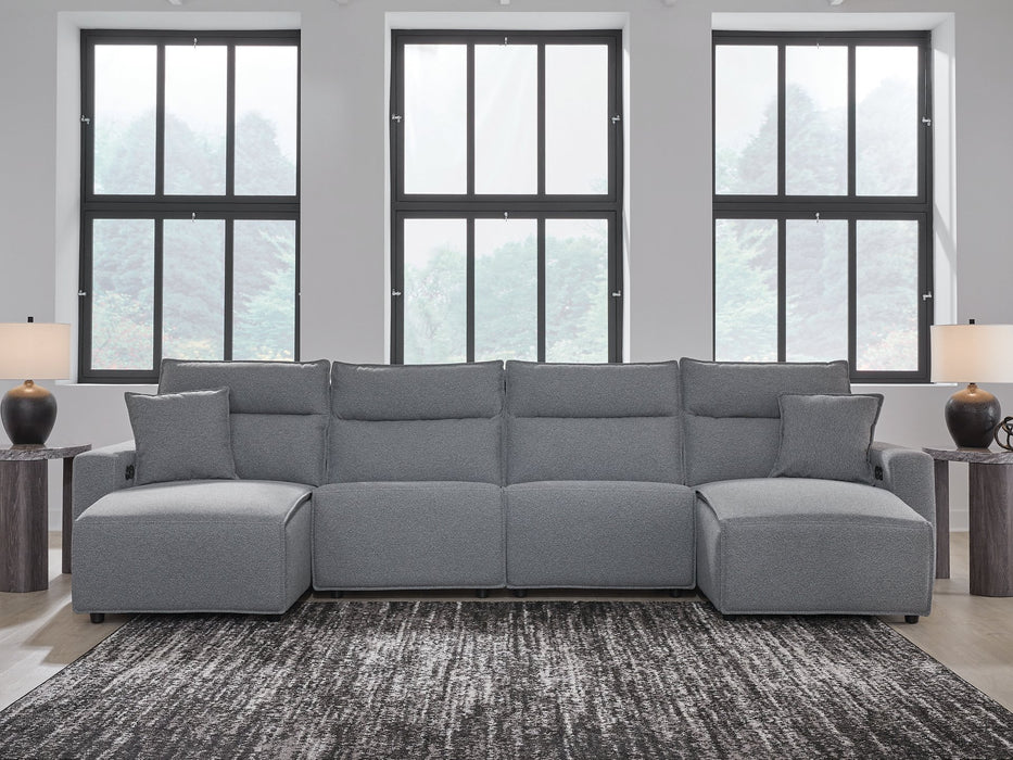 Modmax Power Reclining Sectional with Chaise - Abundant Home Collections