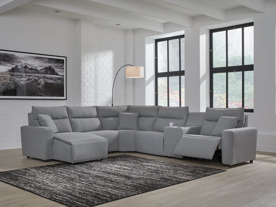 Modmax Power Reclining Sectional with Chaise - Abundant Home Collections