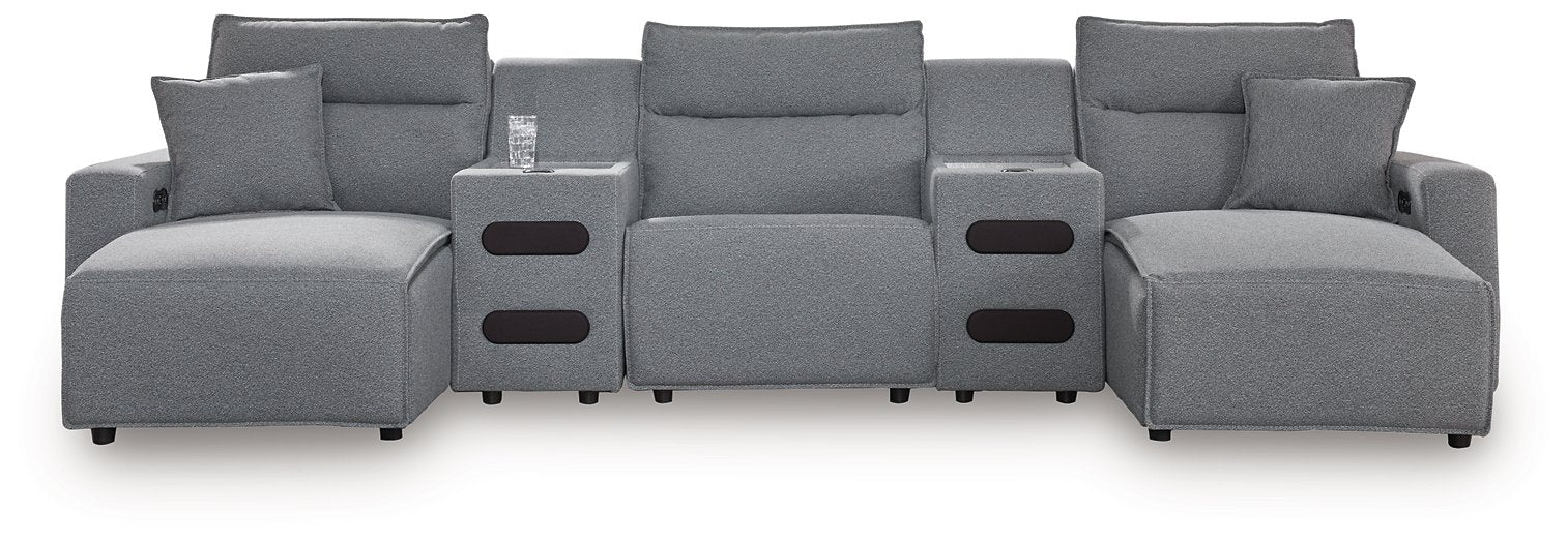 Modmax Power Reclining Sectional with Chaise - Abundant Home Collections