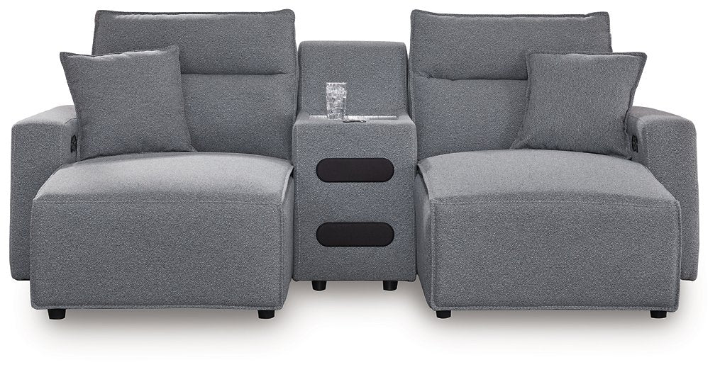 Modmax Power Reclining Sectional with Chaise - Abundant Home Collections