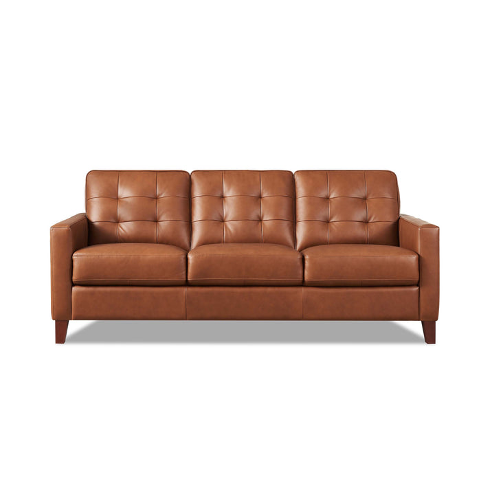 Aiden Leather Sofa Collection - Abundant Home Collections
