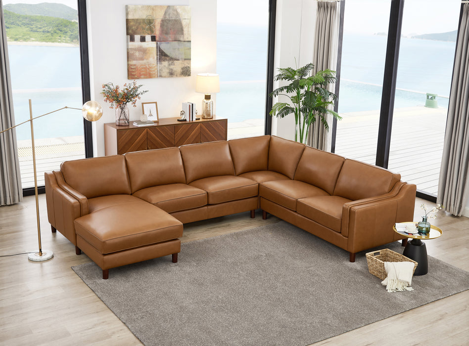 Bella Leather Sectional Collection - Abundant Home Collections