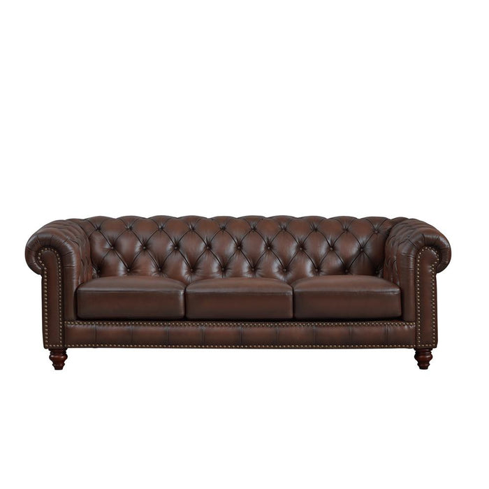 Alton Bay Leather Sofa Collection - Abundant Home Collections