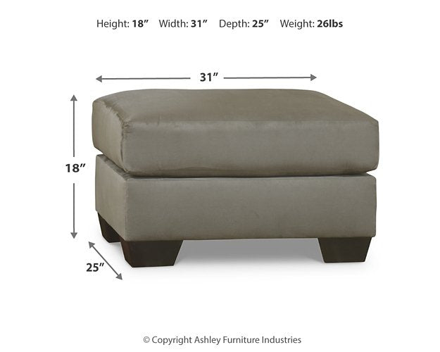 Darcy Ottoman - Abundant Home Collections