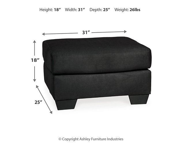 Darcy Ottoman - Abundant Home Collections
