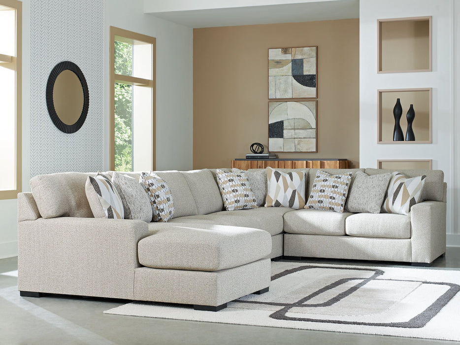 Laurelgrove Sectional with Chaise - Abundant Home Collections