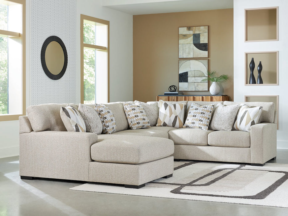 Laurelgrove Sectional with Chaise - Abundant Home Collections