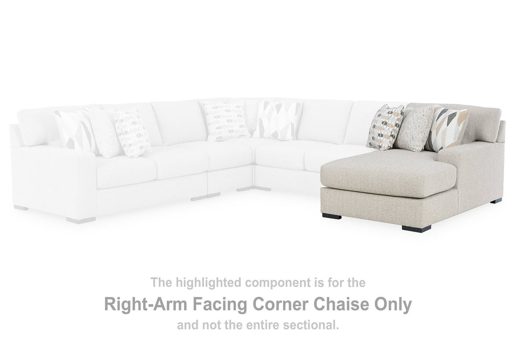 Laurelgrove Sectional Sofa Chaise - Abundant Home Collections