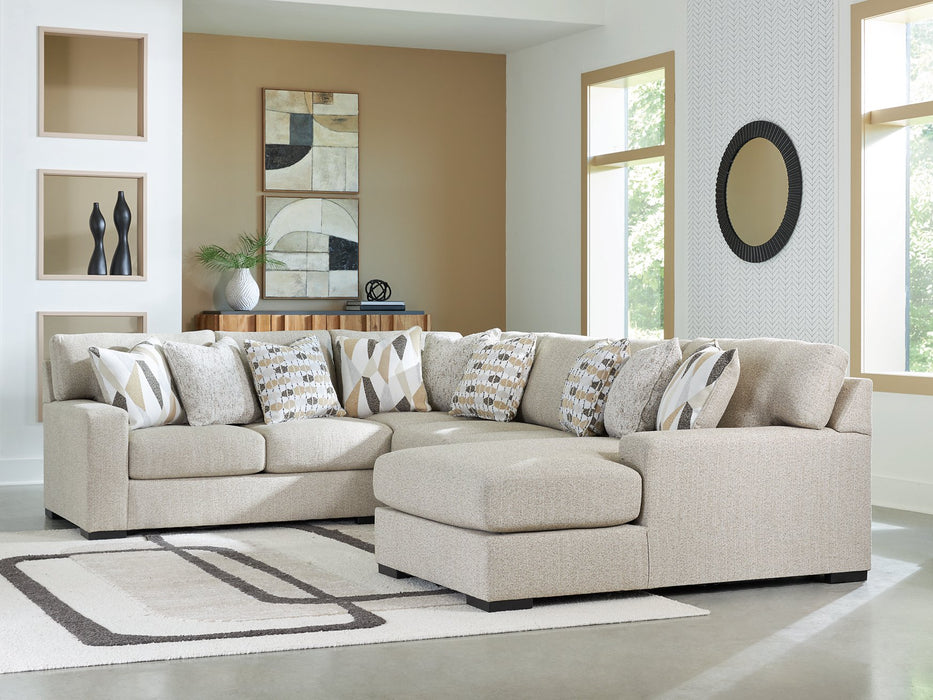 Laurelgrove Sectional with Chaise - Abundant Home Collections
