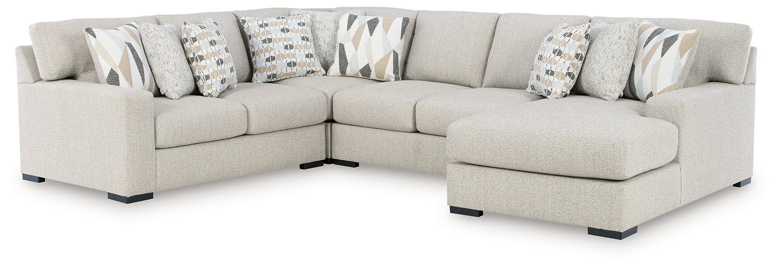 Laurelgrove Sectional with Chaise - Abundant Home Collections