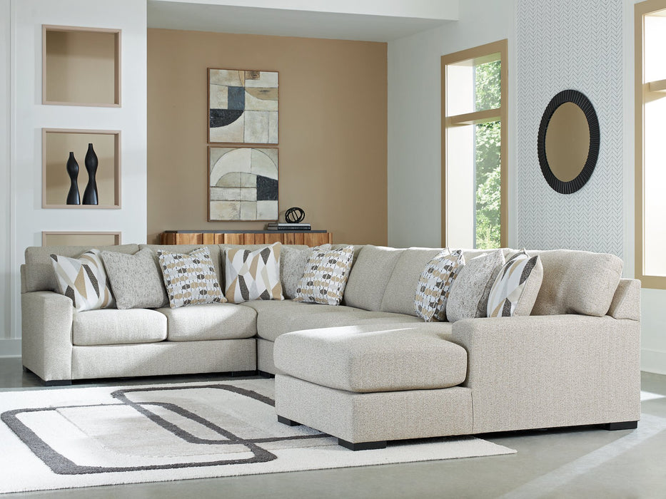 Laurelgrove Sectional with Chaise - Abundant Home Collections