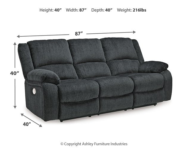 Draycoll Power Reclining Sofa - Abundant Home Collections